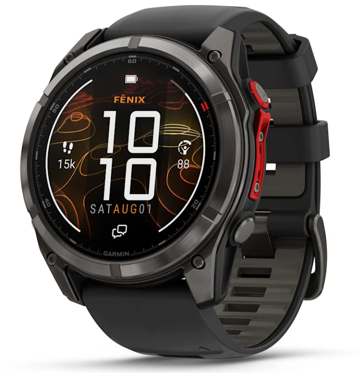 Garmin Fenix 8 Pro – 51 mm MicroLED Premium Multisport GPS Smartwatch, Sapphire Lens, inReach Technology (010-03380-00) w/ Wearable4U Bundle