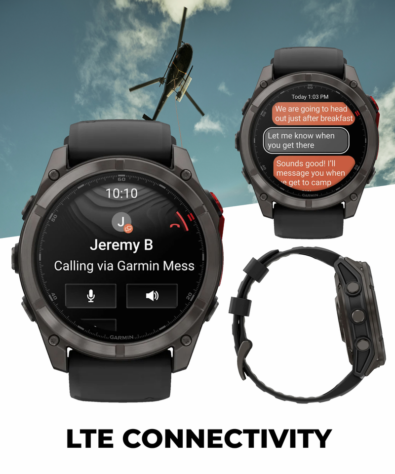 Garmin Fenix 8 Pro – 51 mm MicroLED Premium Multisport GPS Smartwatch, Sapphire Lens, inReach Technology (010-03380-00) w/ Wearable4U Bundle