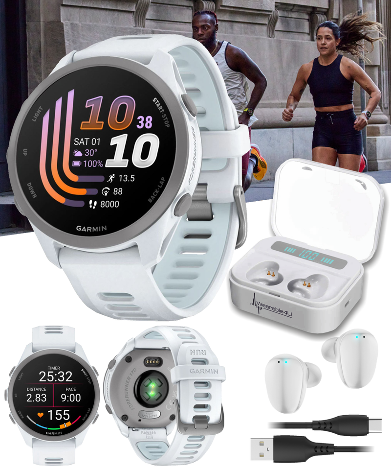 Garmin Forerunner 170 Music GPS Running Smartwatch AMOLED Touchscreen Display