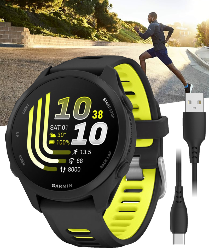 Garmin Forerunner 170 Music GPS Running Smartwatch AMOLED Touchscreen Display