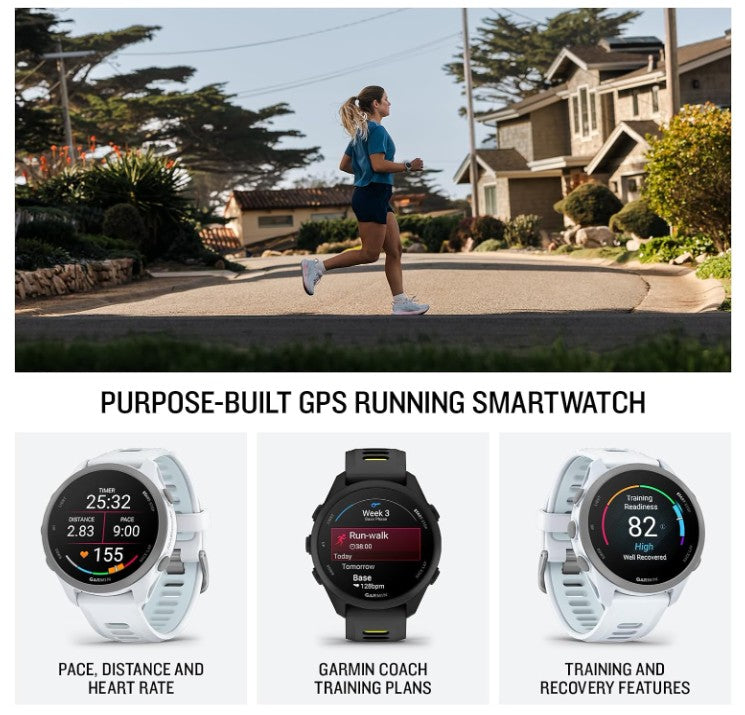 Garmin Forerunner 170 Music GPS Running Smartwatch AMOLED Touchscreen Display