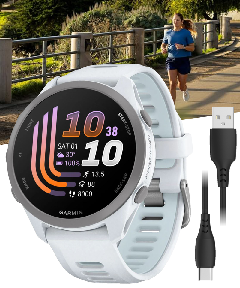 Garmin Forerunner 170 Music GPS Running Smartwatch AMOLED Touchscreen Display