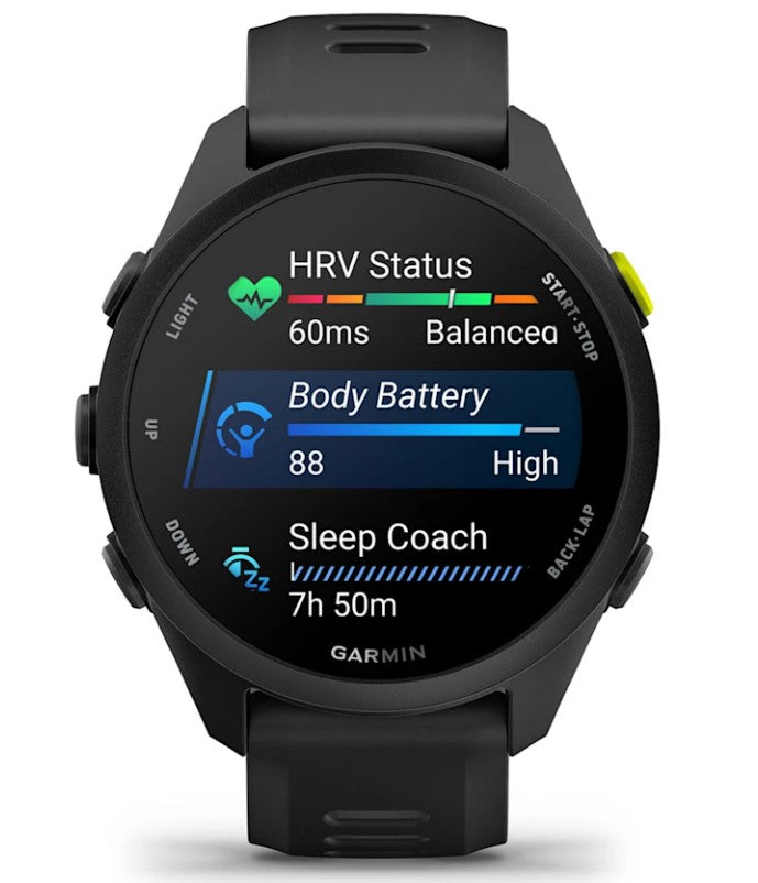 Garmin Forerunner 70 Easy-to-Use GPS Running Smartwatch AMOLED Touchscreen Display