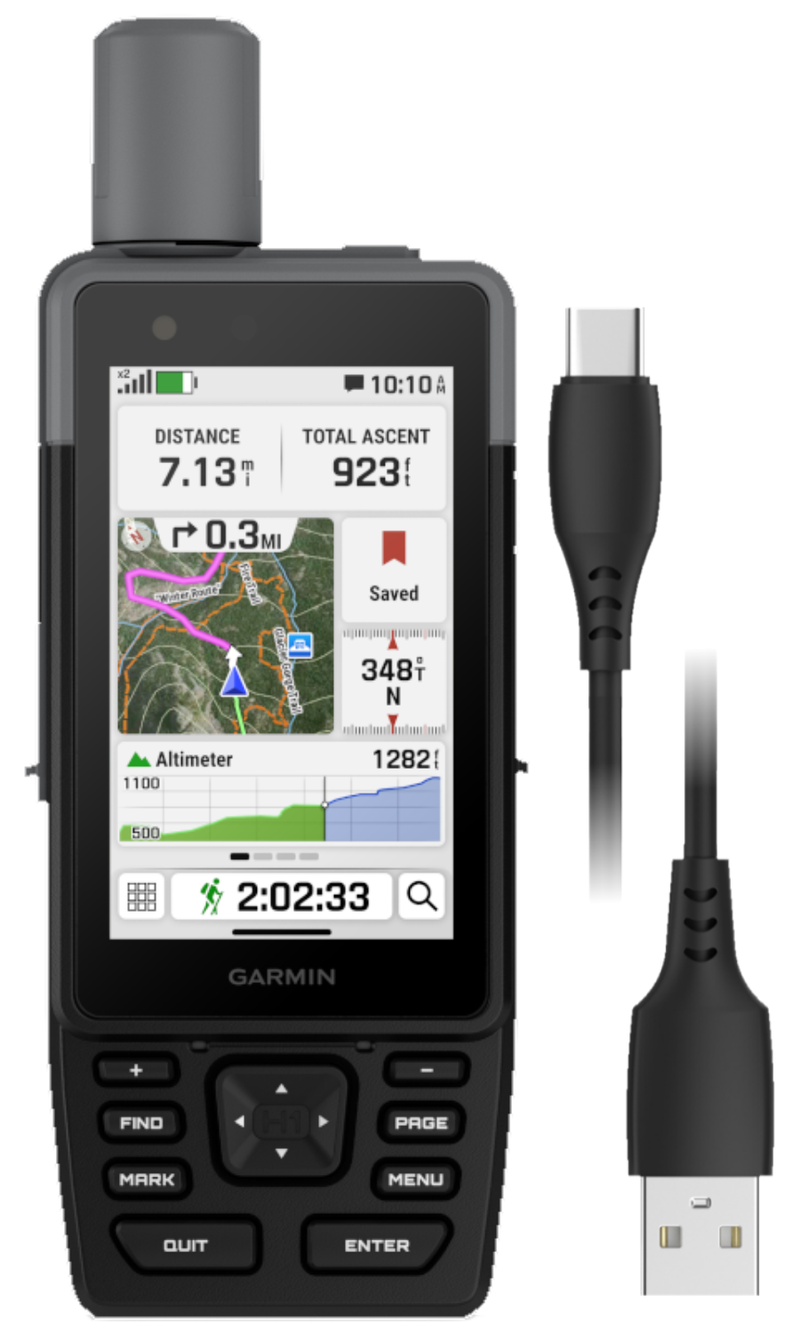 GPSMAP H1, Premium GPS Handheld Navigator with Color Touchscreen and Buttons