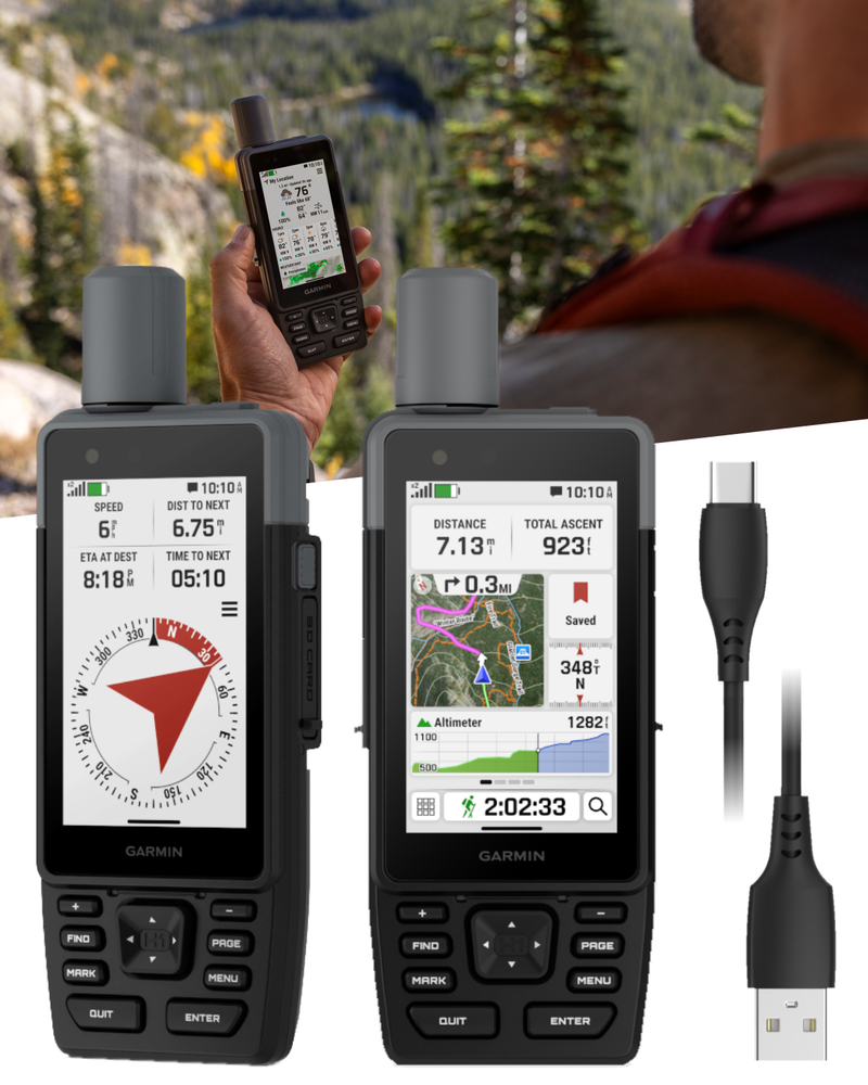 GPSMAP H1, Premium GPS Handheld Navigator with Color Touchscreen and Buttons