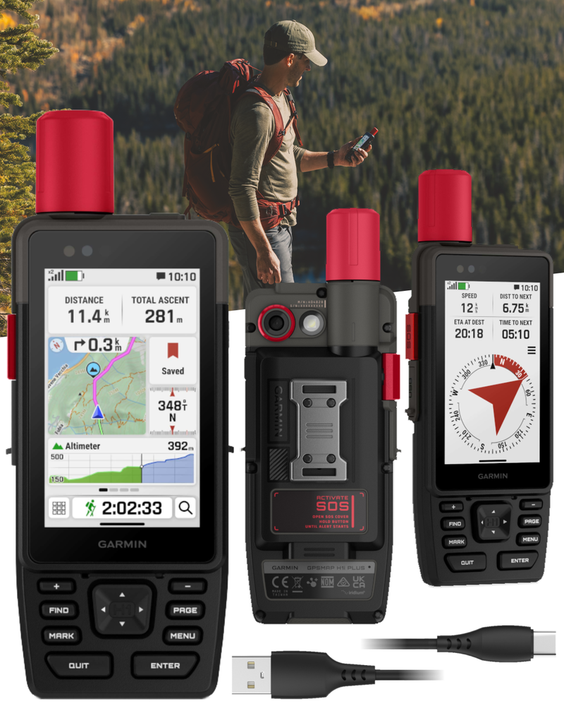 GPSMAP H1i Plus, Premium GPS Handheld Navigator with inReach Plus Technology