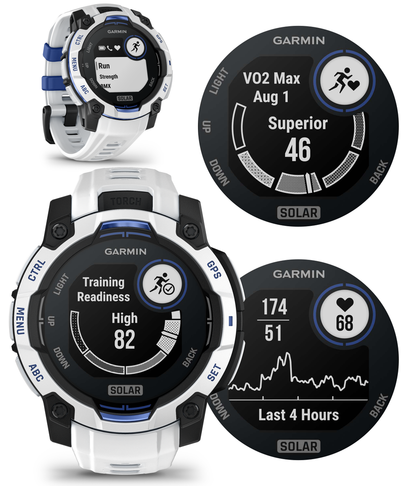 Garmin Instinct 3 Rugged Outdoor GPS Smartwatch – 45/50mm AMOLED & SOLAR, Supernova Collection, Limited Edition Color, Health & Fitness Tracking | Werable4U Bundle