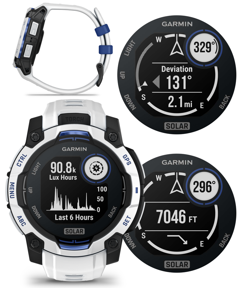 Garmin Instinct 3 Rugged Outdoor GPS Smartwatch – 45/50mm AMOLED & SOLAR, Supernova Collection, Limited Edition Color, Health & Fitness Tracking | Werable4U Bundle