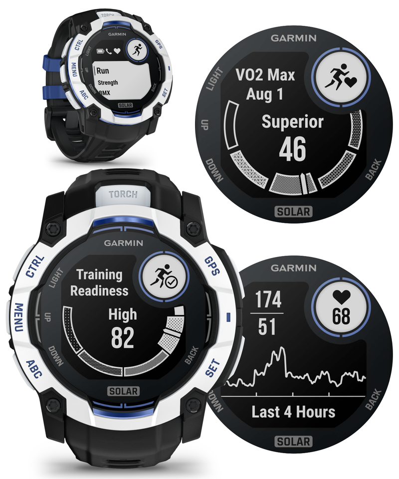 Garmin Instinct 3 Rugged Outdoor GPS Smartwatch – 45/50mm AMOLED & SOLAR, Supernova Collection, Limited Edition Color, Health & Fitness Tracking | Werable4U Bundle