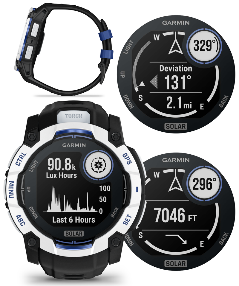 Garmin Instinct 3 Rugged Outdoor GPS Smartwatch – 45/50mm AMOLED & SOLAR, Supernova Collection, Limited Edition Color, Health & Fitness Tracking | Werable4U Bundle