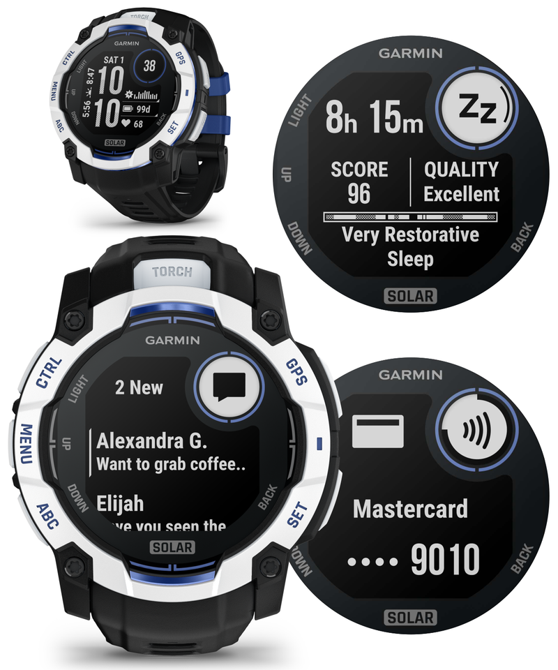 Garmin Instinct 3 Rugged Outdoor GPS Smartwatch – 45/50mm AMOLED & SOLAR, Supernova Collection, Limited Edition Color, Health & Fitness Tracking | Werable4U Bundle