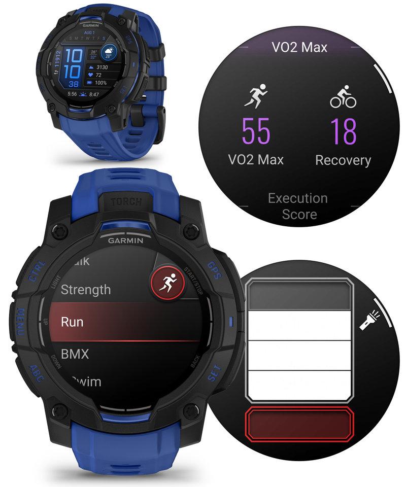 Garmin Instinct 3 Rugged Outdoor GPS Smartwatch – 45/50mm AMOLED & SOLAR, Supernova Collection, Limited Edition Color, Health & Fitness Tracking | Werable4U Bundle