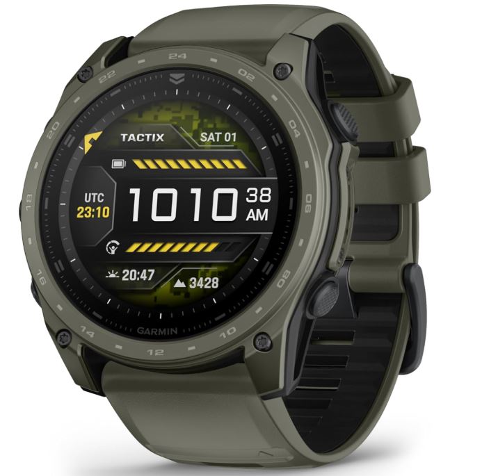 Garmin Tactix 8 – 51mm Cerakote, Premium Tactical GPS Smartwatch, AMOLED Display, Applied Ballistics Solver | Wearable4U Bundle