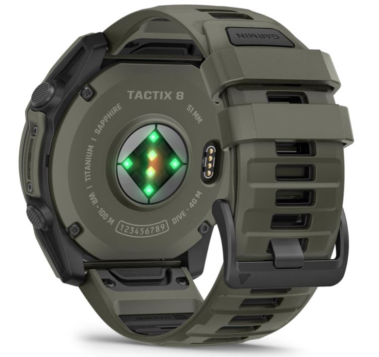 Garmin Tactix 8 – 51mm Cerakote, Premium Tactical GPS Smartwatch, AMOLED Display, Applied Ballistics Solver | Wearable4U Bundle