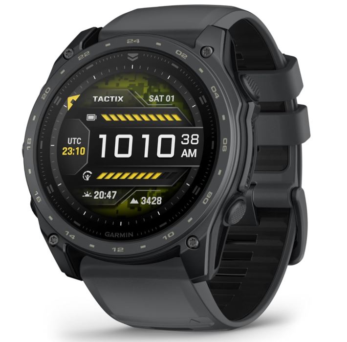 Garmin Tactix 8 – 51mm Cerakote, Premium Tactical GPS Smartwatch, AMOLED Display, Applied Ballistics Solver | Wearable4U Bundle