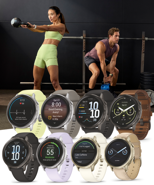 Garmin Venu 4 - 41/45mm AMOLED Advanced Health & Fitness GPS Smartwatch, Bright & Colorful Display, Built-in Flashlight, Up to 10/12 Days Battery Life with Wearable4U Bundle