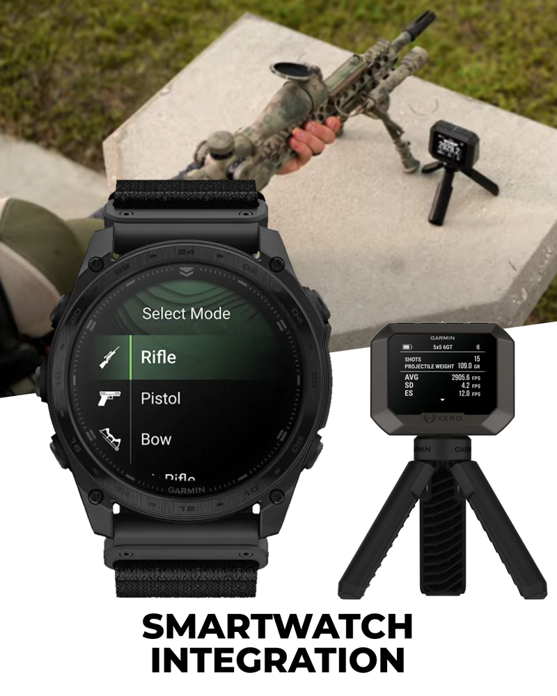 Garmin Xero C2 Chronograph, Compact Reliable Chronograph, Tracks Up to 10 Shots Per Second, from 100 to 5000 FPS ( 010-03953-00) with Wearable4U PowerBank Bundle