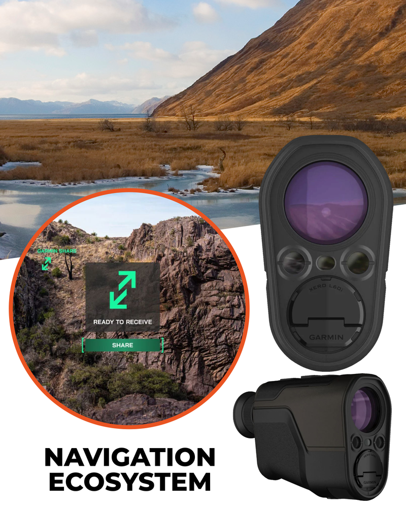 Garmin Xero L60i Premium Rangefinder, High-Resolution, Full-Color Graphic Overlay, Displays Distance, Mapping, Navigation ( 010-02691-00) with Wearable4U PowerBank Bundle