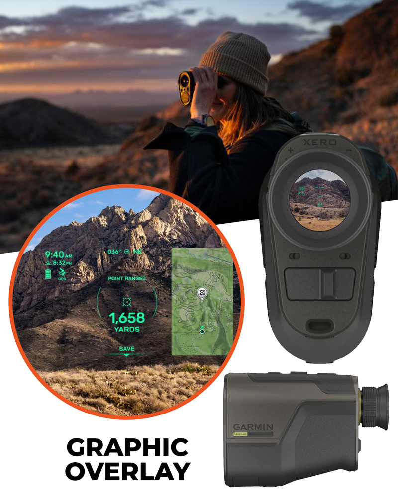Garmin Xero L60i Premium Rangefinder, High-Resolution, Full-Color Graphic Overlay, Displays Distance, Mapping, Navigation ( 010-02691-00) with Wearable4U PowerBank Bundle