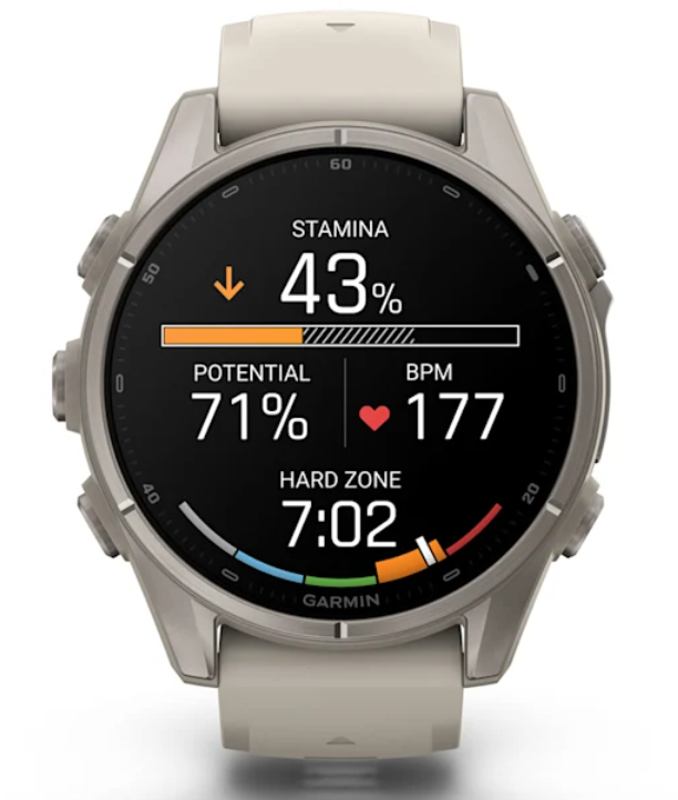Garmin Fenix 9 AMOLED Premium Multisport GPS Smartwatch, Titanium, Sapphire