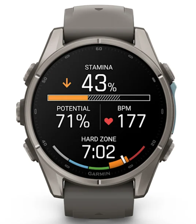 Garmin Fenix 9 AMOLED Premium Multisport GPS Smartwatch, Titanium, Sapphire