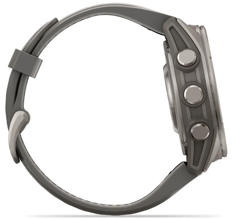 Garmin Fenix 9 AMOLED Premium Multisport GPS Smartwatch, Titanium, Sapphire