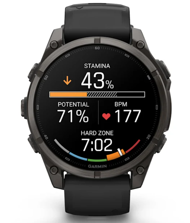 Garmin Fenix 9 AMOLED Premium Multisport GPS Smartwatch, Titanium, Sapphire