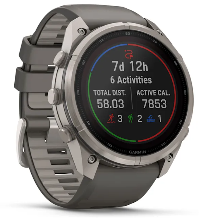 Garmin Fenix 9 Pro SOLAR Premium Multisport GPS Smartwatch, Titanium, Sapphire