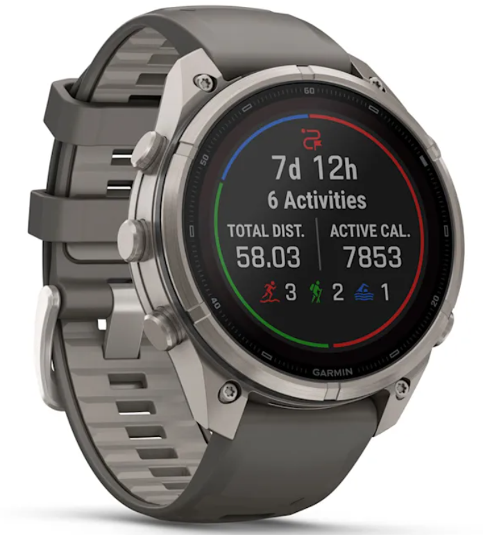 Garmin Fenix 9 Pro SOLAR Premium Multisport GPS Smartwatch, Titanium, Sapphire