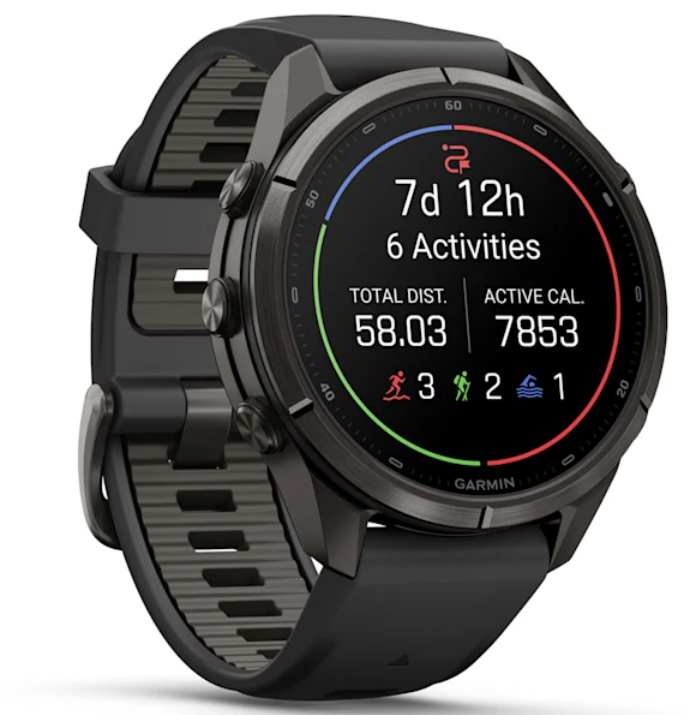 Garmin Fenix 9 Pro AMOLED Premium Multisport GPS Smartwatch, Titanium, Sapphire, inReach Connectivity