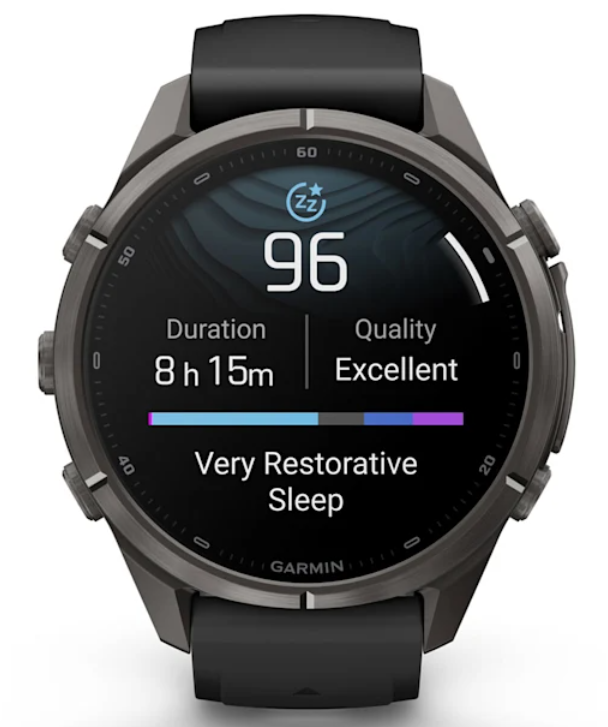 Garmin Fenix 9 Pro AMOLED Premium Multisport GPS Smartwatch, Titanium, Sapphire