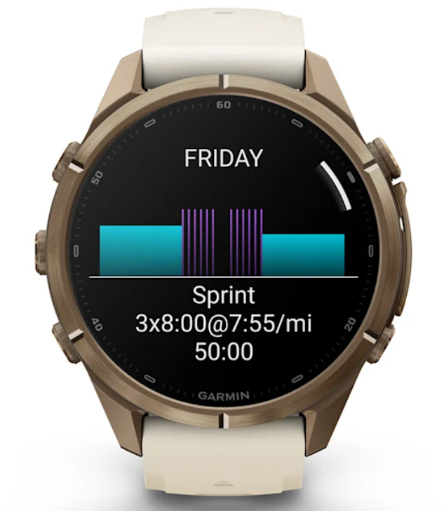 Garmin Fenix 9 Pro AMOLED Premium Multisport GPS Smartwatch, Titanium, Sapphire
