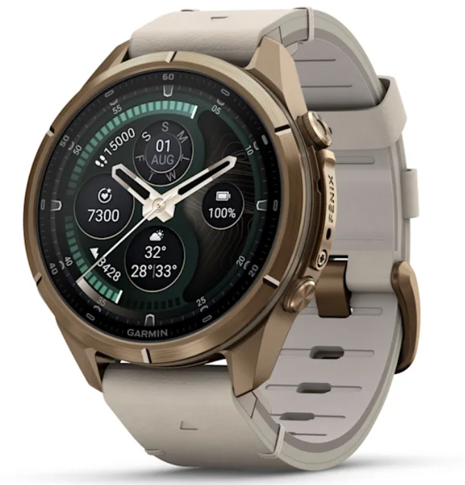 Garmin Fenix 9 Pro AMOLED Premium Multisport GPS Smartwatch, Titanium, Sapphire, inReach Connectivity