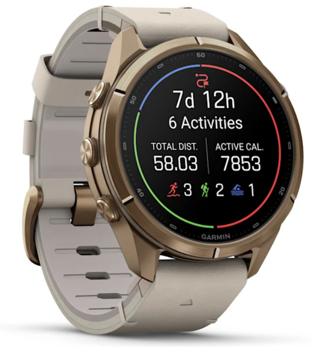 Garmin Fenix 9 Pro AMOLED Premium Multisport GPS Smartwatch, Titanium, Sapphire, inReach Connectivity