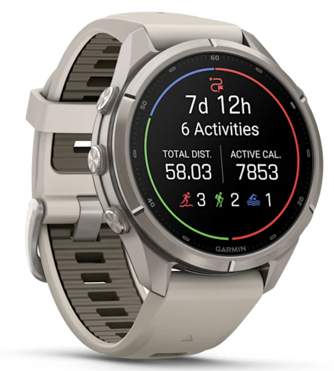 Garmin Fenix 9 Pro AMOLED Premium Multisport GPS Smartwatch, Titanium, Sapphire, inReach Connectivity