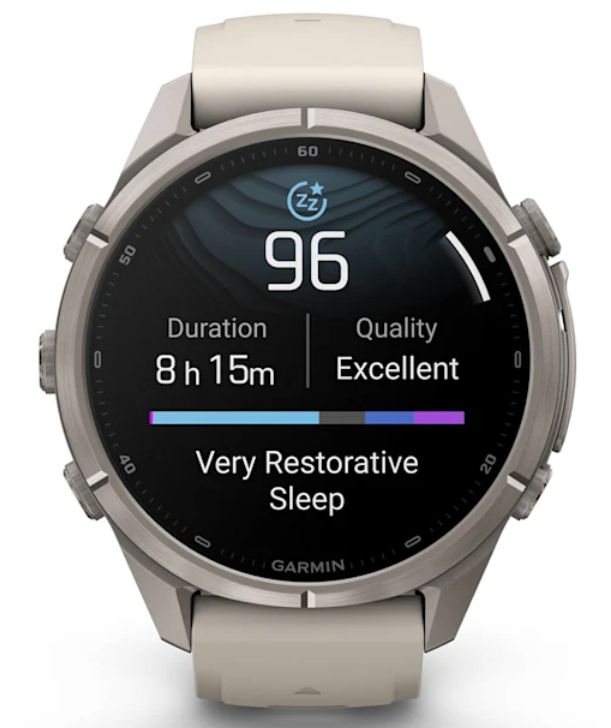 Garmin Fenix 9 Pro AMOLED Premium Multisport GPS Smartwatch, Titanium, Sapphire