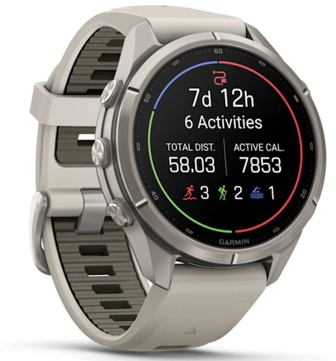 Garmin Fenix 9 Pro AMOLED Premium Multisport GPS Smartwatch, Titanium, Sapphire