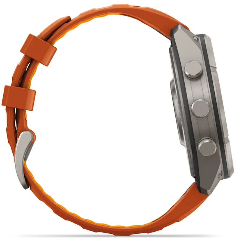 Garmin Fenix 9 Pro AMOLED Premium Multisport GPS Smartwatch, Titanium, Sapphire, inReach Connectivity