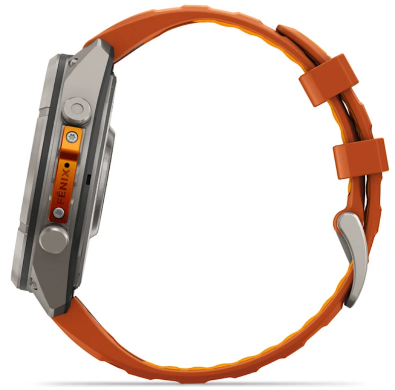 Garmin Fenix 9 Pro AMOLED Premium Multisport GPS Smartwatch, Titanium, Sapphire