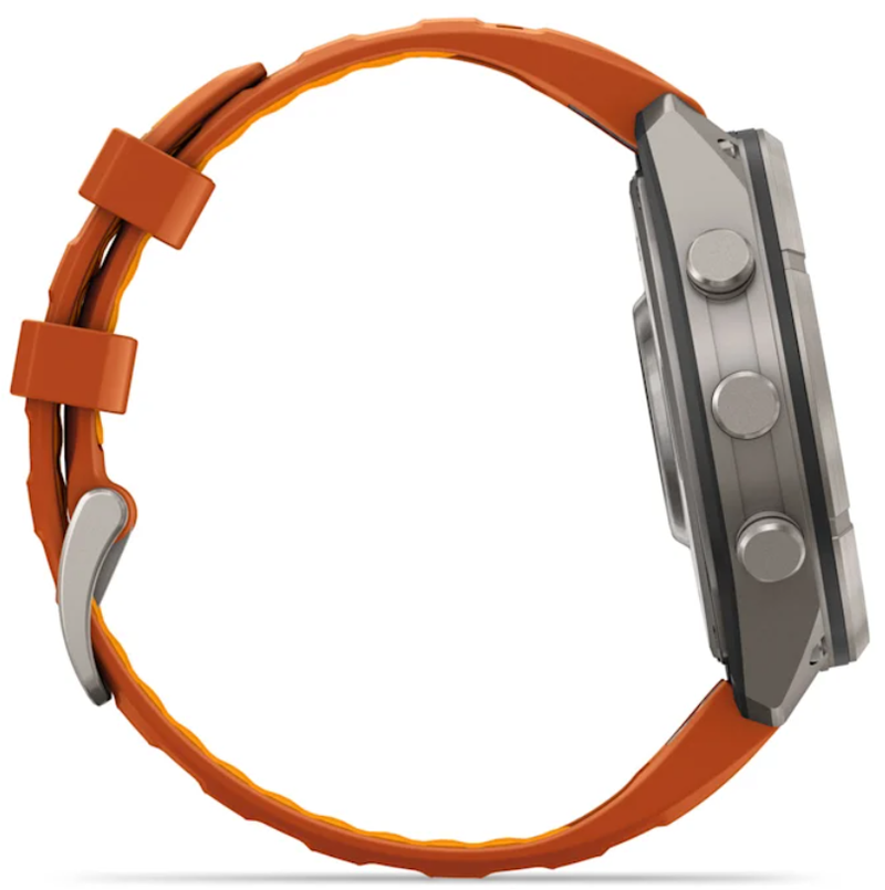 Garmin Fenix 9 Pro AMOLED Premium Multisport GPS Smartwatch, Titanium, Sapphire