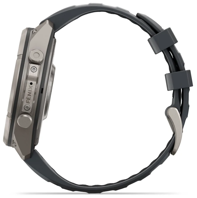 Garmin Fenix 9 Pro AMOLED Premium Multisport GPS Smartwatch, Titanium, Sapphire