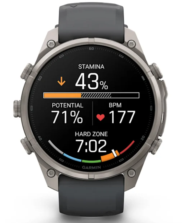 Garmin Fenix 9 Pro AMOLED Premium Multisport GPS Smartwatch, Titanium, Sapphire