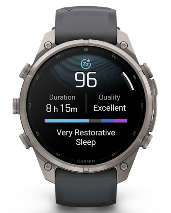 Garmin Fenix 9 Pro AMOLED Premium Multisport GPS Smartwatch, Titanium, Sapphire