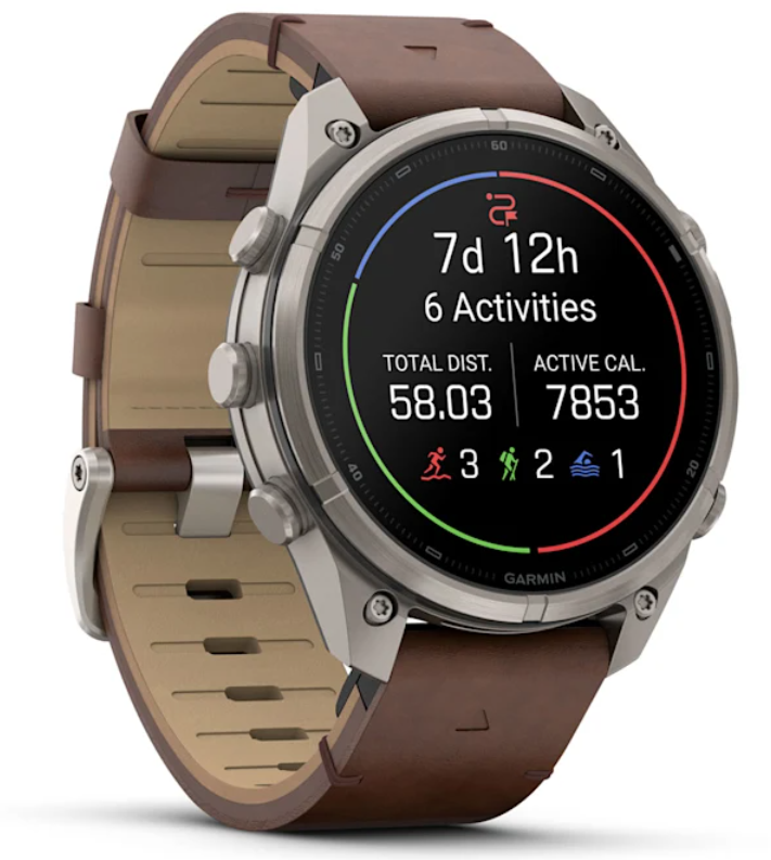 Garmin Fenix 9 Pro AMOLED Premium Multisport GPS Smartwatch, Titanium, Sapphire, inReach Connectivity