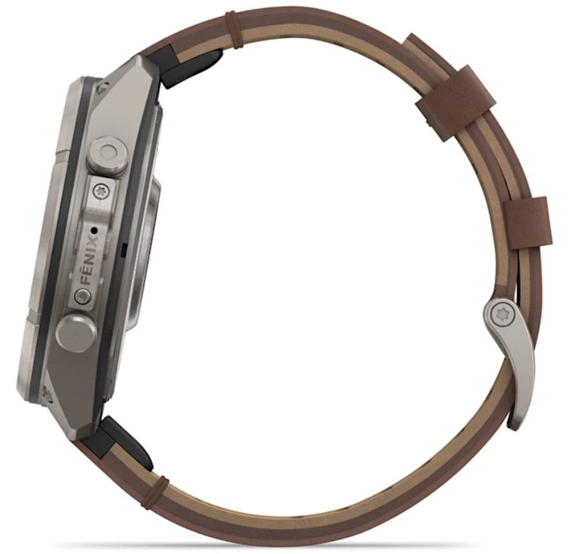 Garmin Fenix 9 Pro AMOLED Premium Multisport GPS Smartwatch, Titanium, Sapphire, inReach Connectivity