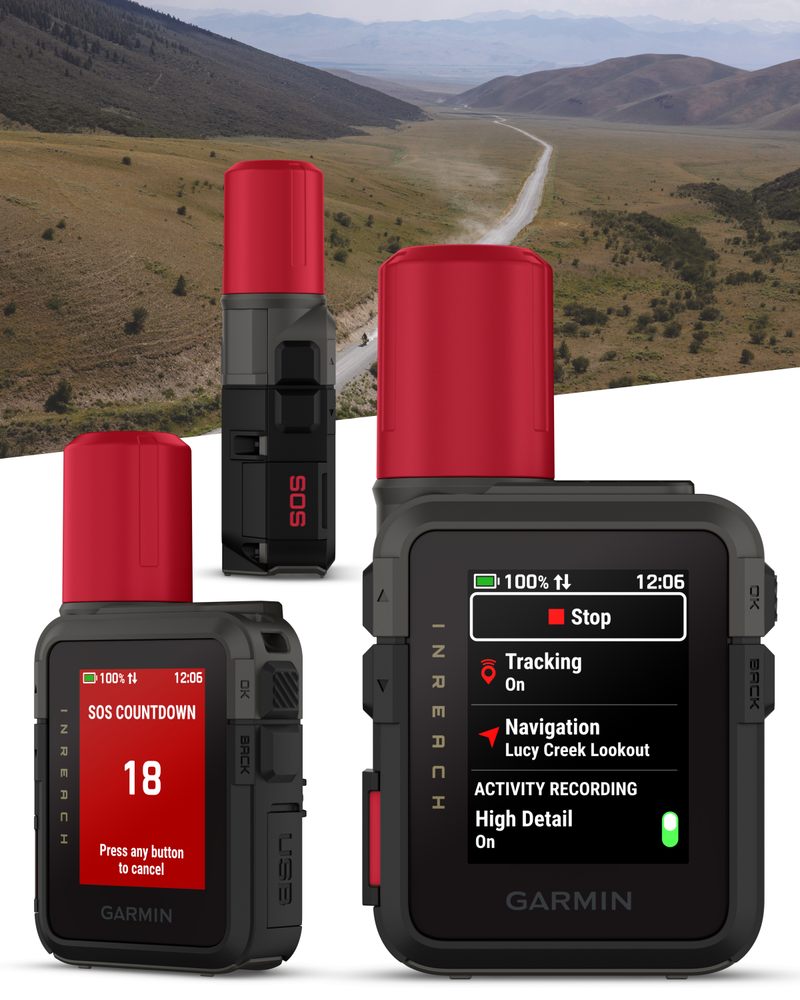 Garmin inReach Mini 3 Plus Compact Satellite Communicator w/ Photo & Voice Messaging (010-03387-10) with Wearable4U Bundle