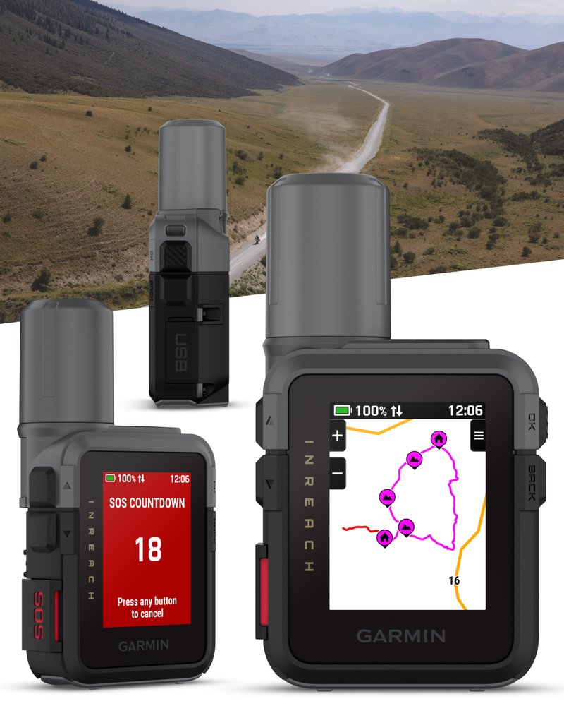 Garmin inReach Mini 3 Compact Satellite Communicator (010-03387-00) with Wearable4U Bundle