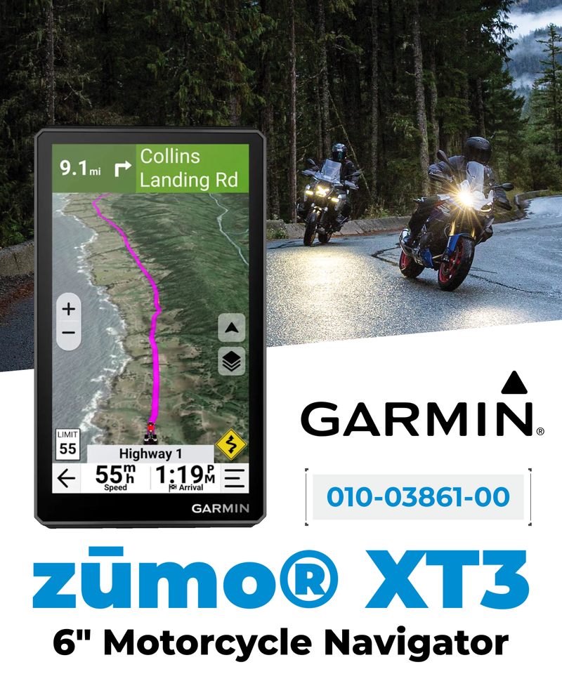 Garmin Zumo XT3 Rugged Motorcycle GPS Navigator | Wearable4U Power Bank Bundle