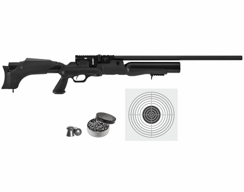 Hatsan Hercules Air Rifle with Included Wearable4U 100x Paper Targets and Lead Pellets Bundle