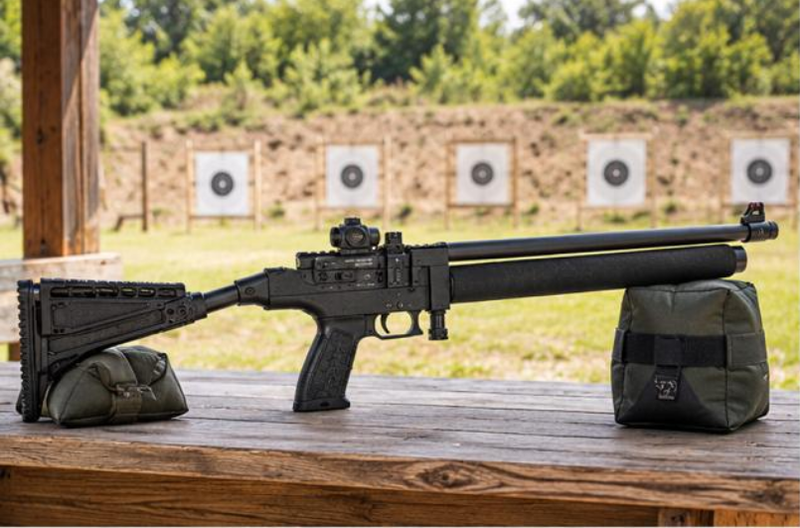 Hatsan Repex .22/.25 Caliber PCP Semi-Auto Side Bolt Air Rifle with Targets and Pellets Bundle